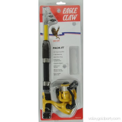 Eagle Claw Pack-It Spin Combo Telescopic - 1 Piece 5ft 6in 563087636